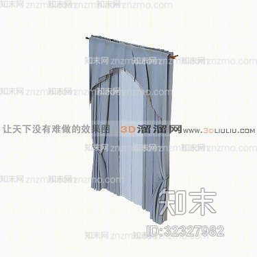 窗帘283D模型下载【ID:32327982】