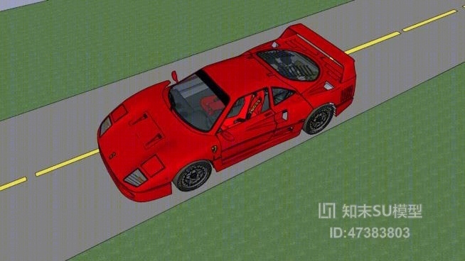 赛车SU模型下载【ID:517907229】