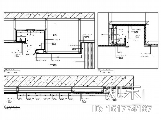 雅致中餐厅包间室内装修图（含效果）cad施工图下载【ID:161774187】