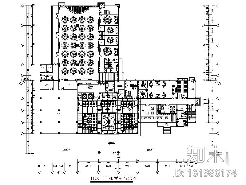 现代风某星级酒店室内装修图（含效果）cad施工图下载【ID:161986174】