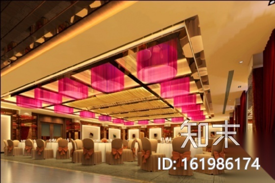 现代风某星级酒店室内装修图（含效果）cad施工图下载【ID:161986174】