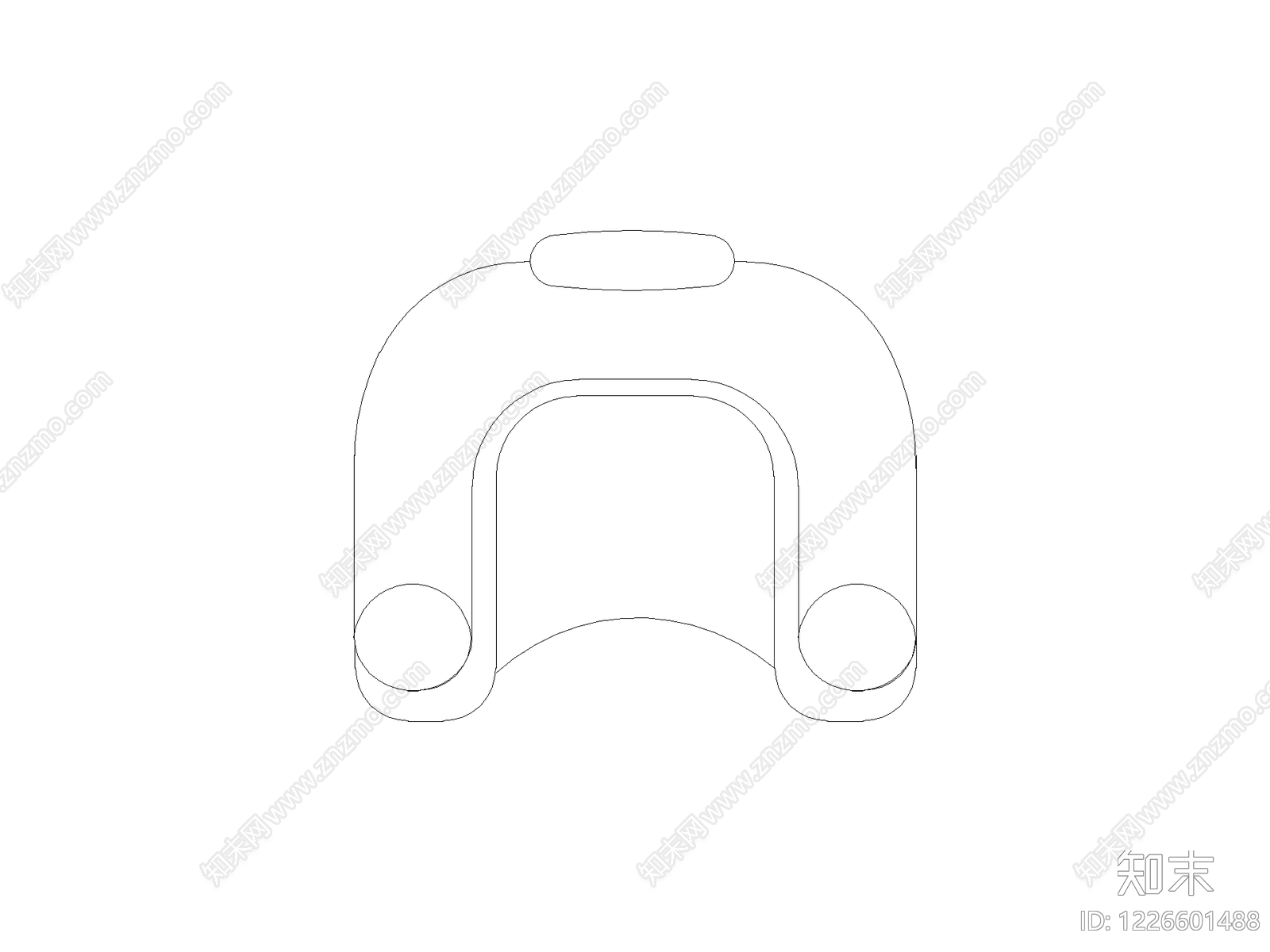 现代椅子CAD图纸