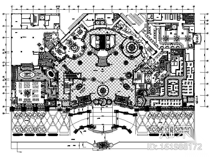 [沈阳]五星级酒店部分施工图cad施工图下载【ID:161988172】