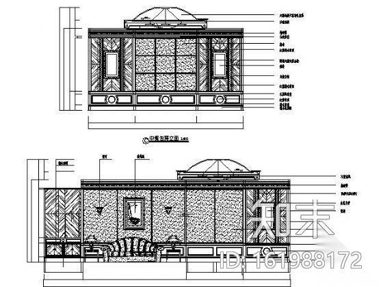 [沈阳]五星级酒店部分施工图cad施工图下载【ID:161988172】