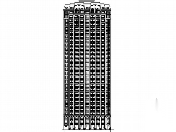 [浙江]现代风格高层住宅区规划设计施工图（含140余页图...cad施工图下载【ID:166077133】