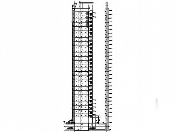 [浙江]现代风格高层住宅区规划设计施工图（含140余页图...cad施工图下载【ID:166077133】