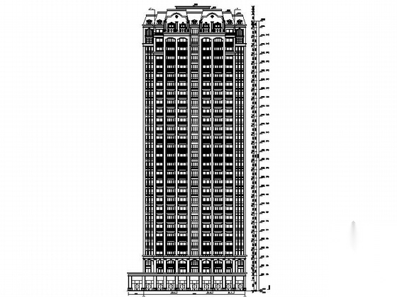 [浙江]现代风格高层住宅区规划设计施工图（含140余页图...cad施工图下载【ID:166077133】