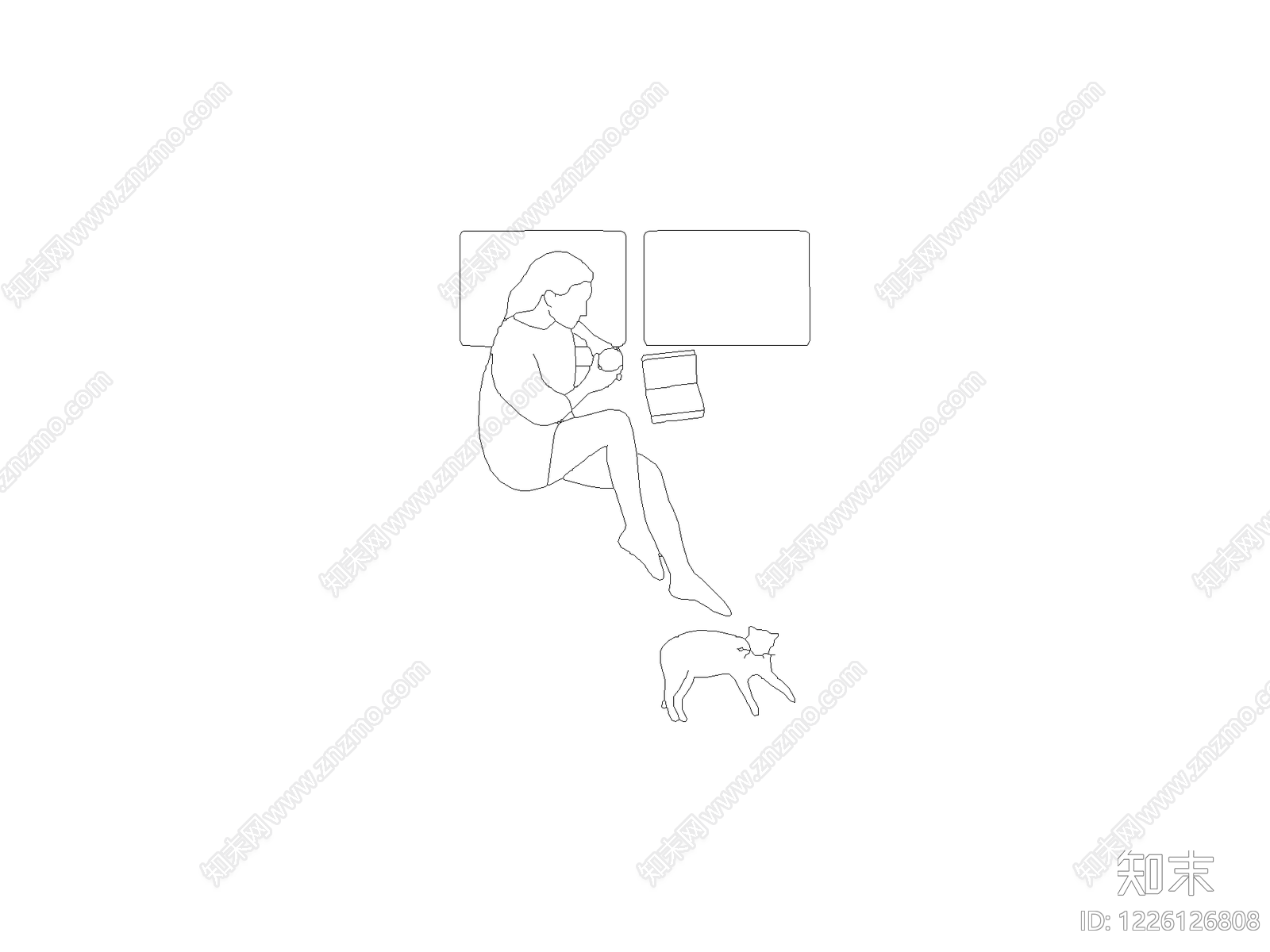 人物cad施工图下载【ID:1226126808】