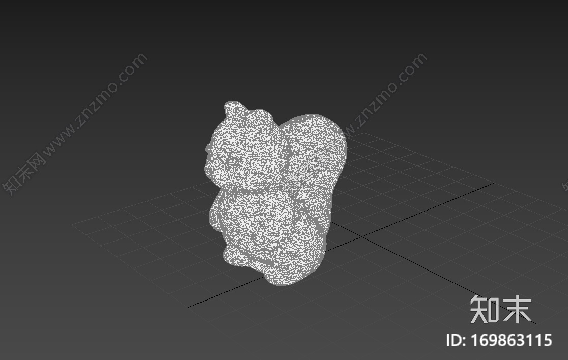 小松鼠3d打印模型下载【ID:169863115】