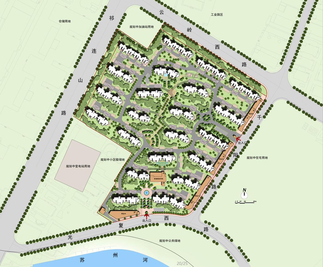 [上海]普陀区上粮欧陆风格居住区建筑方案文本设计cad施工图下载【ID:165152118】