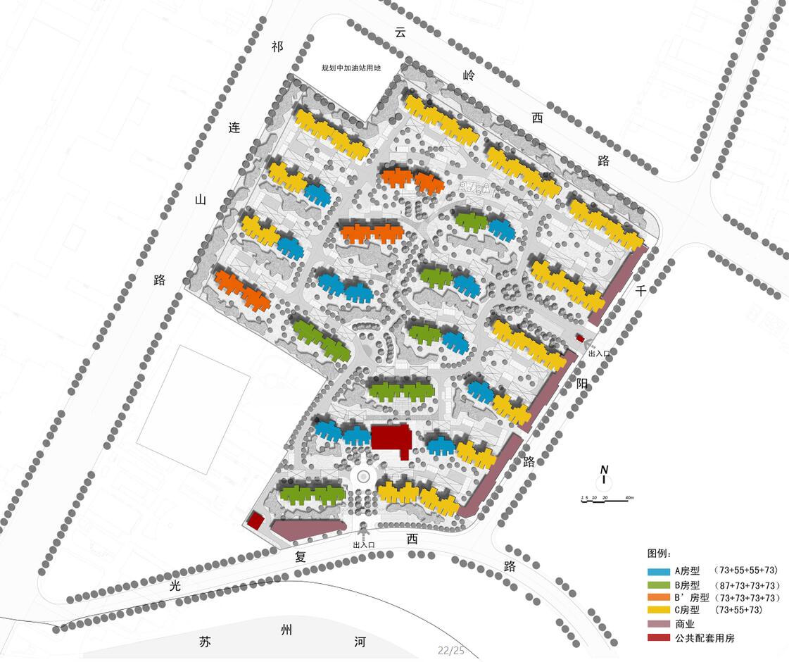 [上海]普陀区上粮欧陆风格居住区建筑方案文本设计cad施工图下载【ID:165152118】