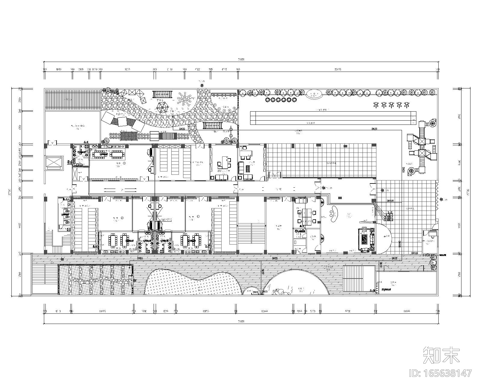 五层幼儿园室内装修工程给排水施工图施工图下载【ID:165638147】