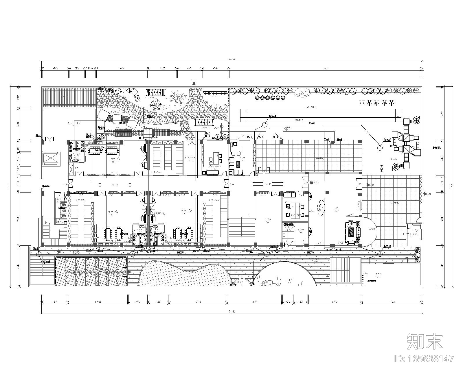 五层幼儿园室内装修工程给排水施工图施工图下载【ID:165638147】