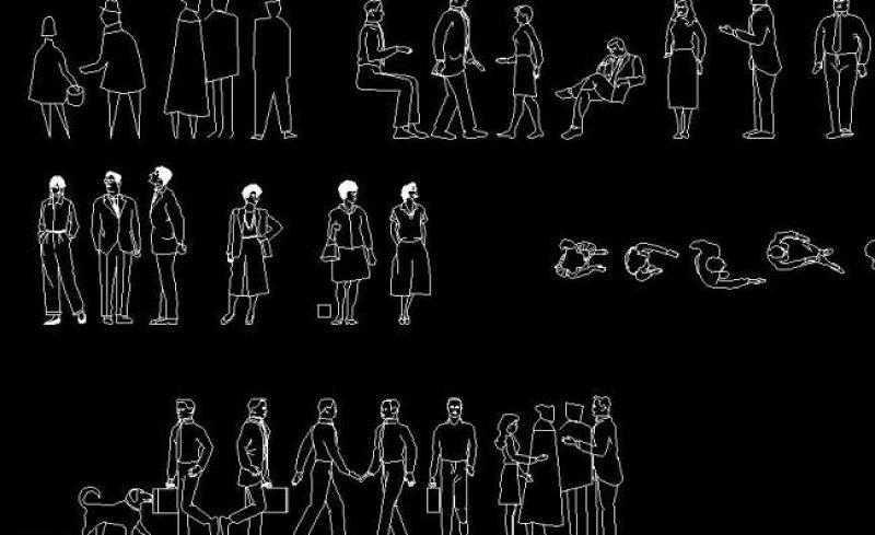 人物cad图片施工图下载【ID:149614171】