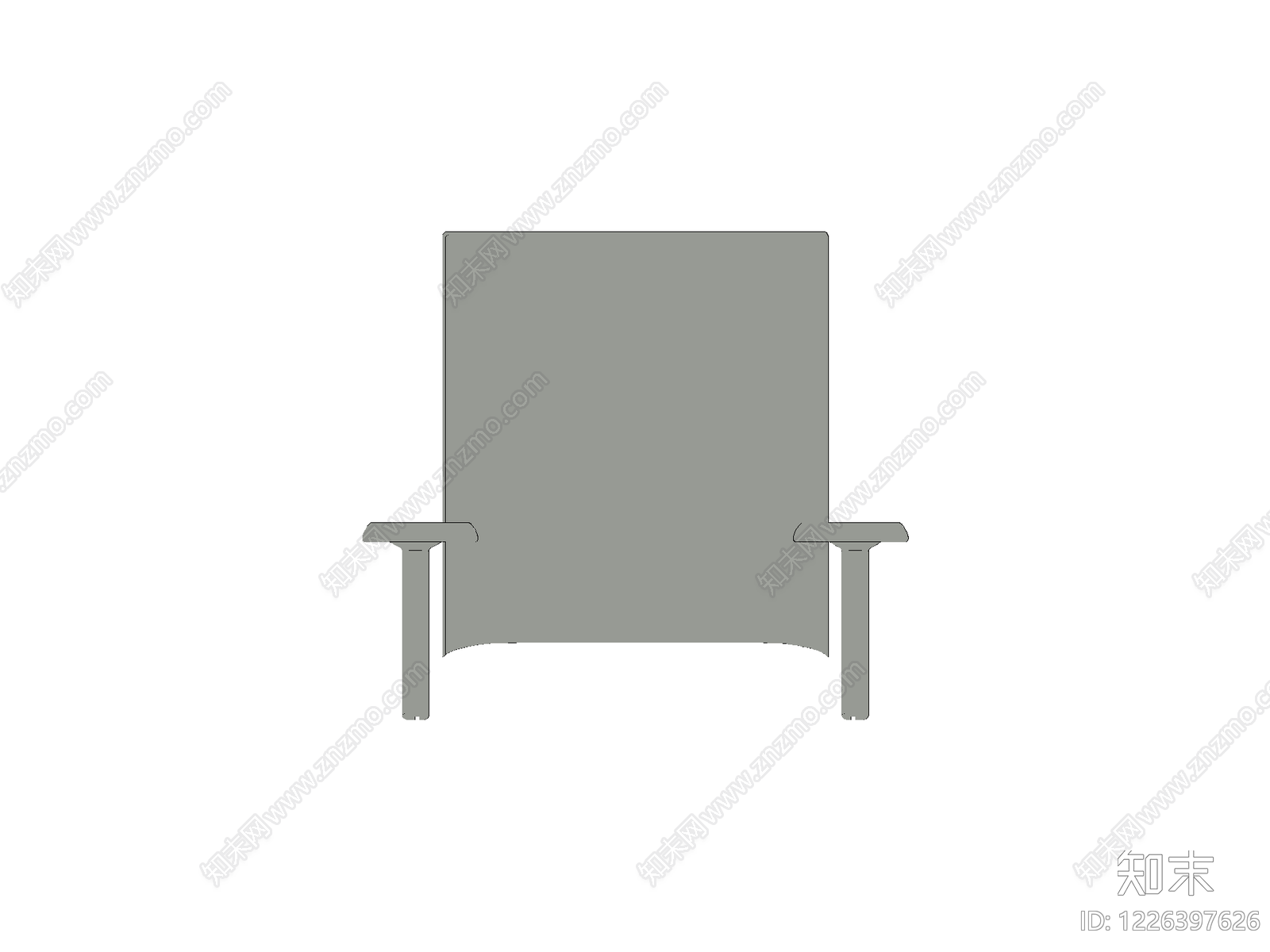 椅子cad施工图下载【ID:1226397626】