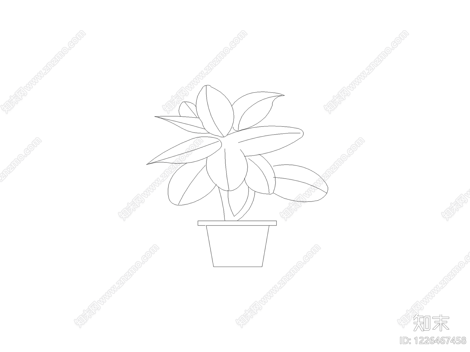 绿植cad施工图下载【ID:1226467458】