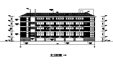 [上海]某中学建筑施工图带总图（含综合楼及教学楼）cad施工图下载【ID:151558172】