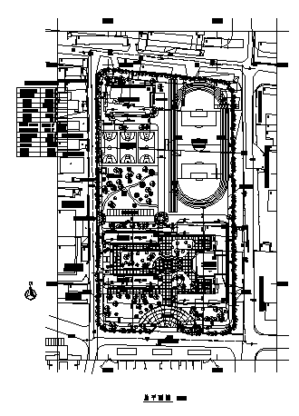 [上海]某中学建筑施工图带总图（含综合楼及教学楼）cad施工图下载【ID:151558172】