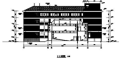 [上海]某中学建筑施工图带总图（含综合楼及教学楼）cad施工图下载【ID:151558172】