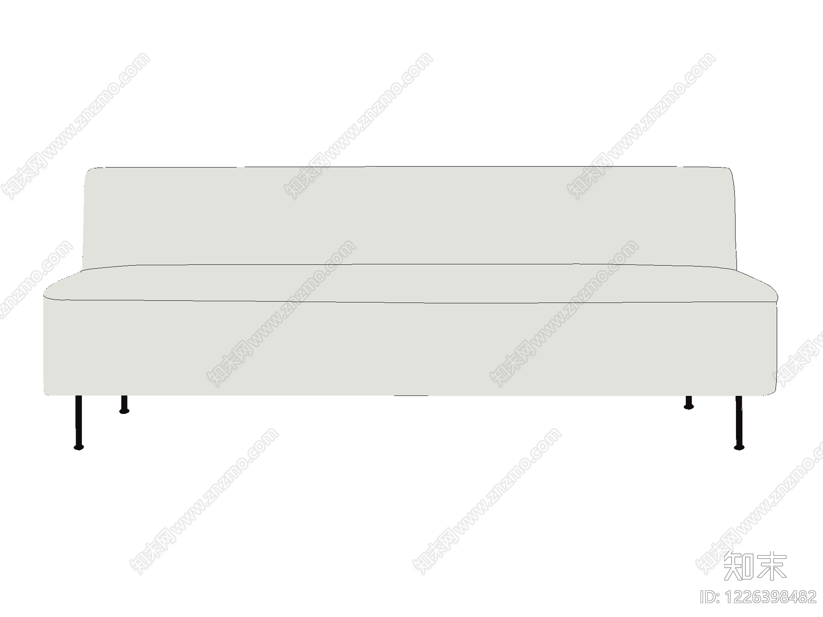 沙发cad施工图下载【ID:1226398482】