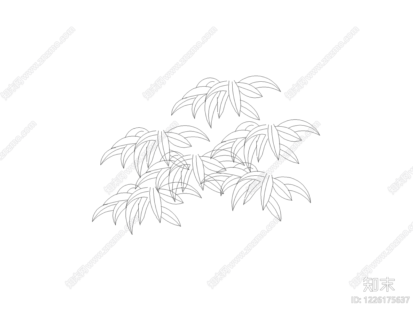 灌木种植CAD图纸