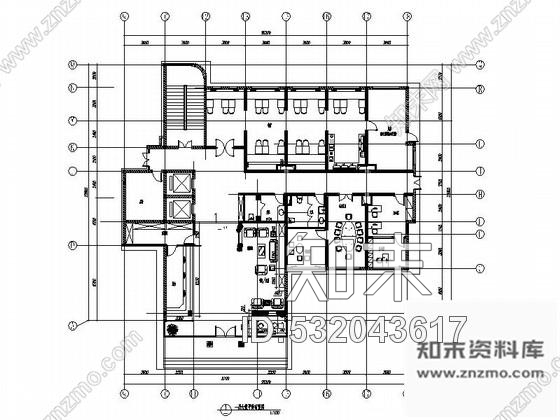 施工图上海某快捷酒店大堂施工图施工图下载【ID:532043617】