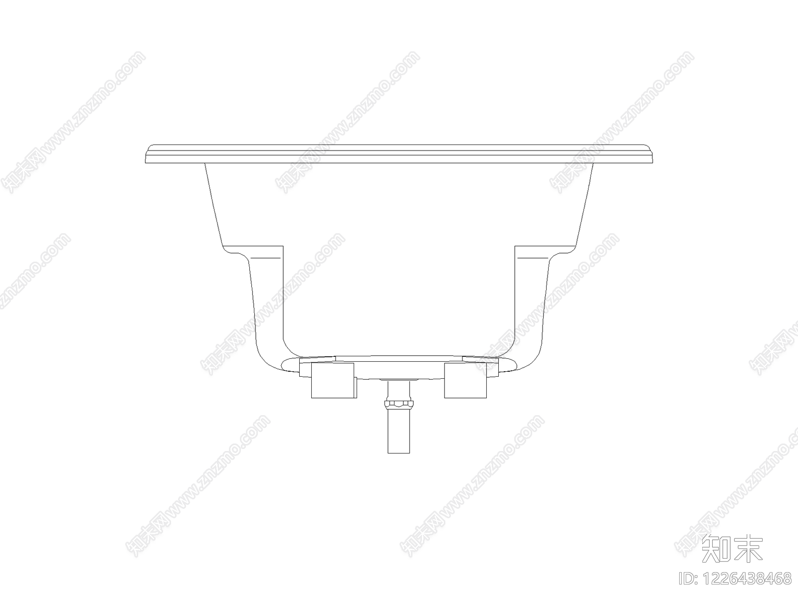 卫浴设施cad施工图下载【ID:1226438468】