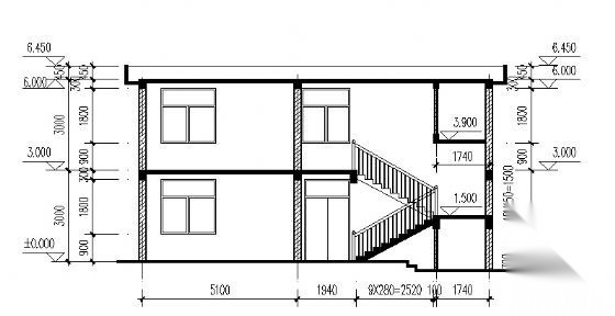 某私人住宅建筑结构施工图cad施工图下载【ID:149923141】