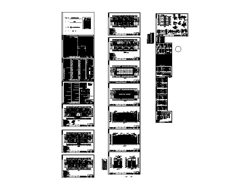 [浙江]大学简欧风格实验楼施工图施工图下载【ID:151552106】