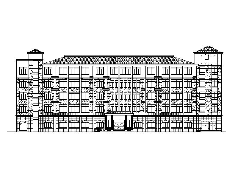 [浙江]大学简欧风格实验楼施工图施工图下载【ID:151552106】