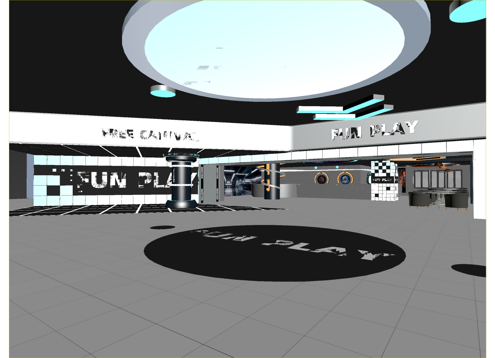 现代科技展厅3D模型下载【ID:1214659973】