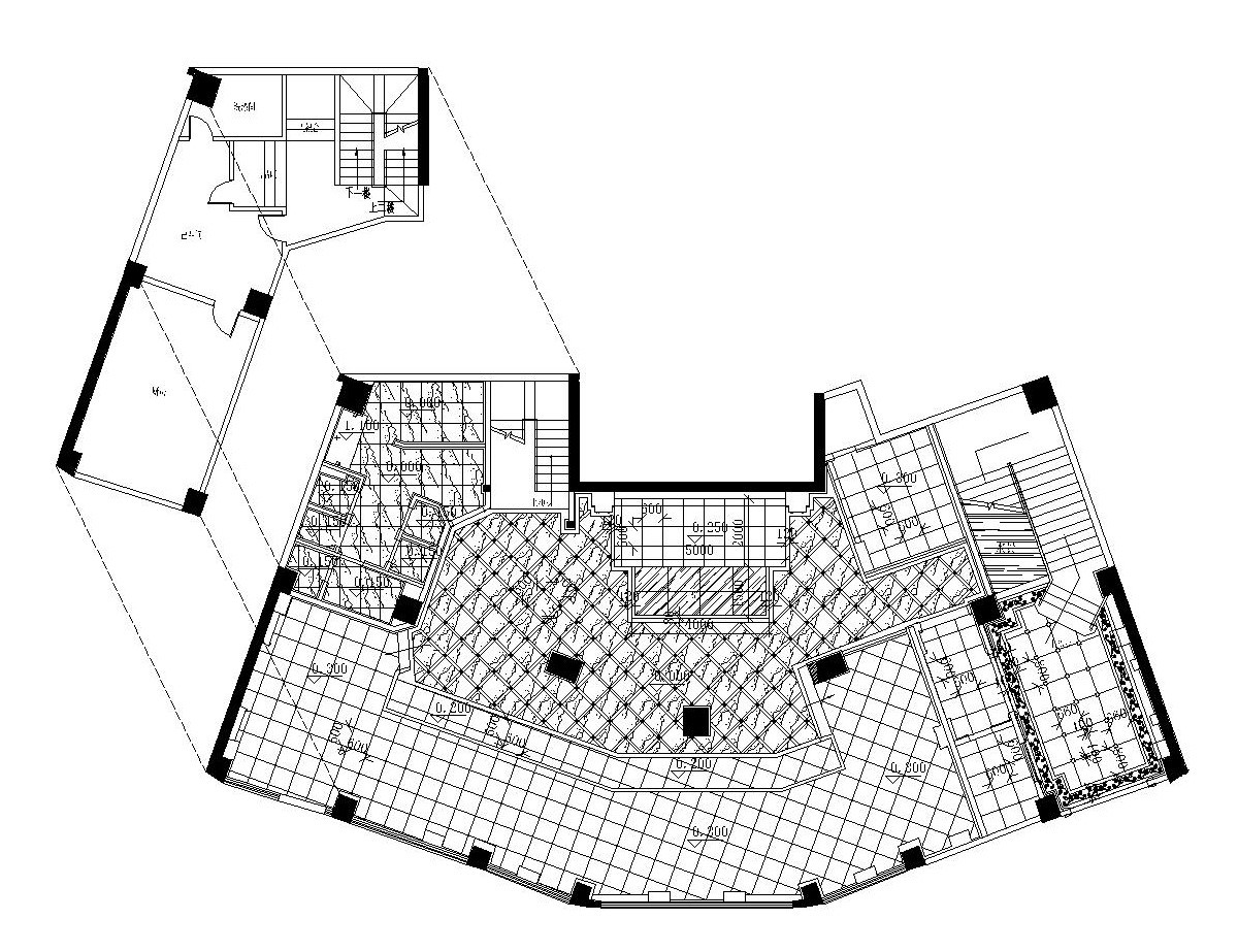 福州欧式简约风—兰博基尼休闲酒吧装饰施工图及效果图cad施工图下载【ID:733597415】