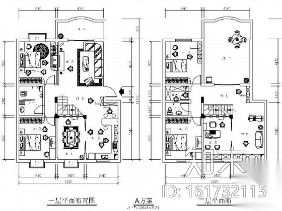复式楼住宅设计方案（含效果及预算）施工图下载【ID:161732115】