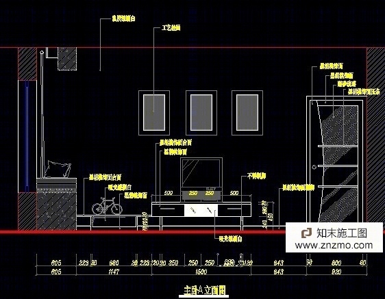 三室二厅施工图施工图下载【ID:36938862】