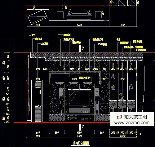 三室二厅施工图施工图下载【ID:36938862】