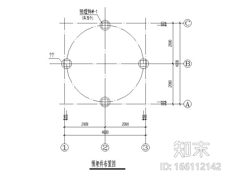休闲亭钢穹顶钢结构节点详图（CAD）施工图下载【ID:166112142】