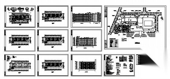 集美大学教学楼建筑施工图施工图下载【ID:151566153】