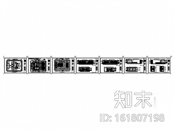 时尚KTV豪华VIP大包间设计装修图施工图下载【ID:161807198】