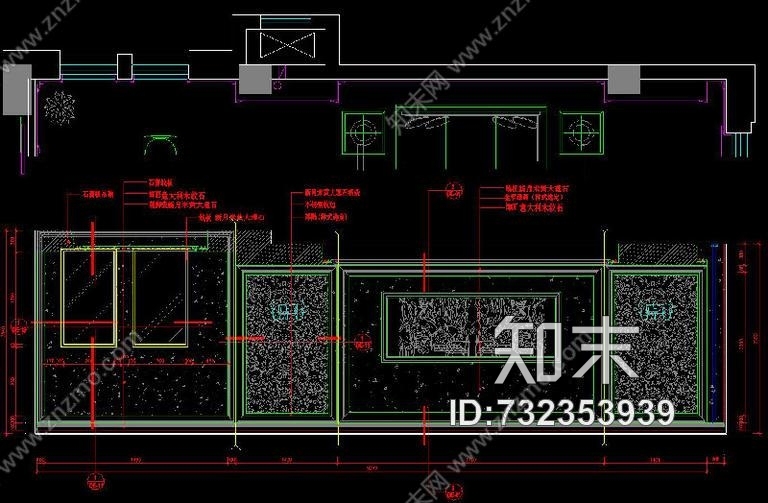 福州泰禾红裕样板房cad施工图下载【ID:732353939】