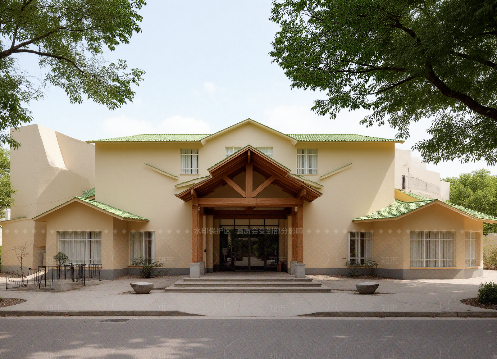 现代老年公寓3D模型下载【ID:1214952029】