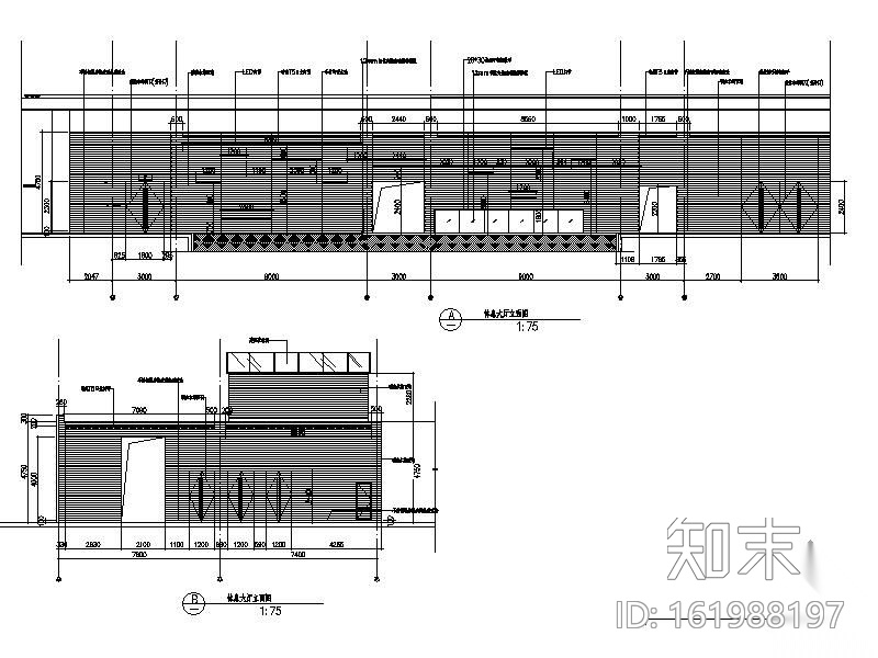 某酒店精装修施工图cad施工图下载【ID:161988197】