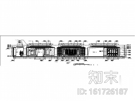 [重庆]某国际酒店会议室及走道施工图cad施工图下载【ID:161726187】