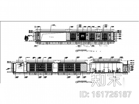 [重庆]某国际酒店会议室及走道施工图cad施工图下载【ID:161726187】