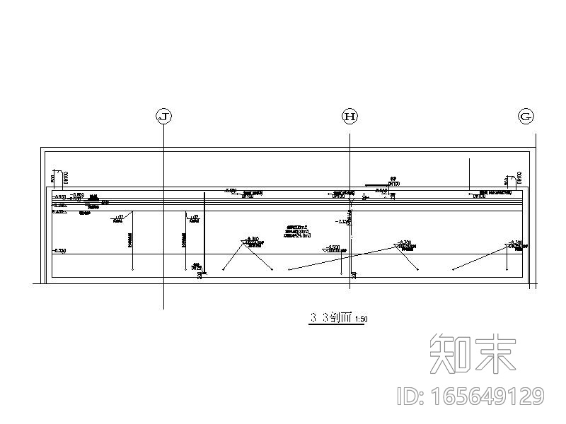 高层办公建筑消防水泵房详图CAD施工图下载【ID:165649129】