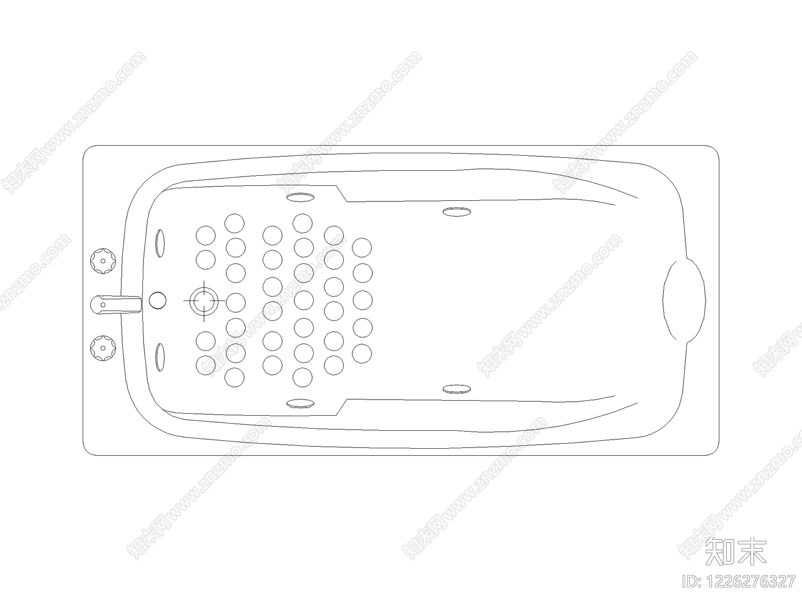 卫浴设施cad施工图下载【ID:1226276327】