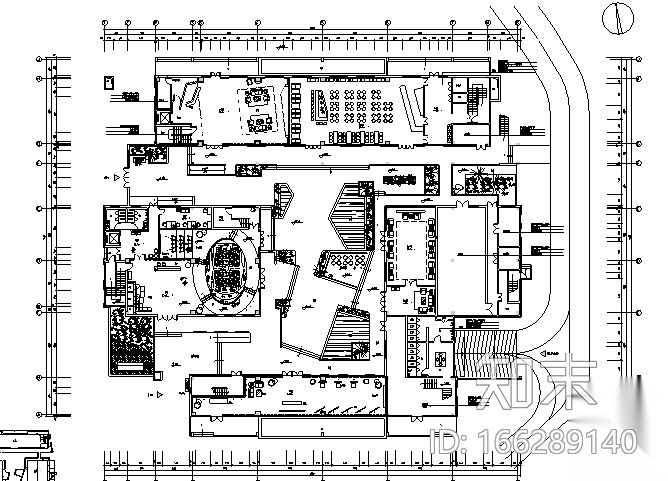 [江苏]科教产业园办公空间设计施工图（附效果图）cad施工图下载【ID:166289140】