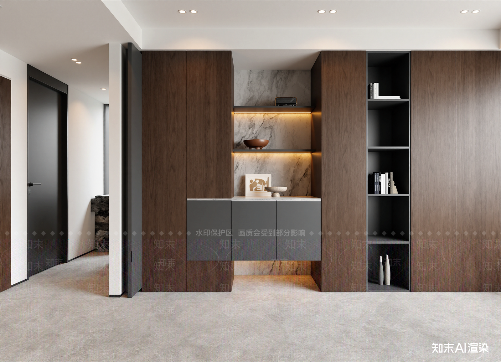 现代玄关3D模型下载【ID:1214807812】