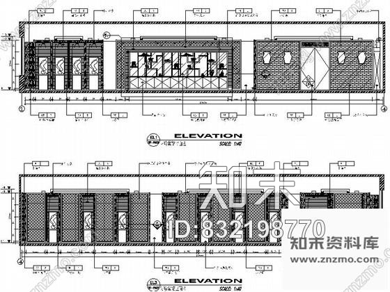 图块/节点中式珍藏馆立面图施工图下载【ID:832198770】