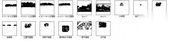 [重庆]某温泉度假酒店建筑施工图（带效果图）cad施工图下载【ID:167938155】