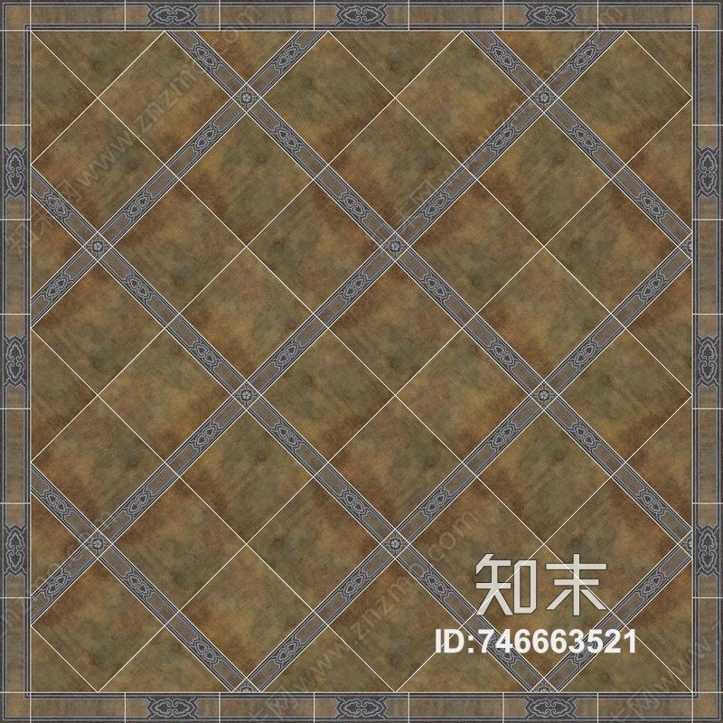 欧美式地毯砖贴图下载【ID:746663521】